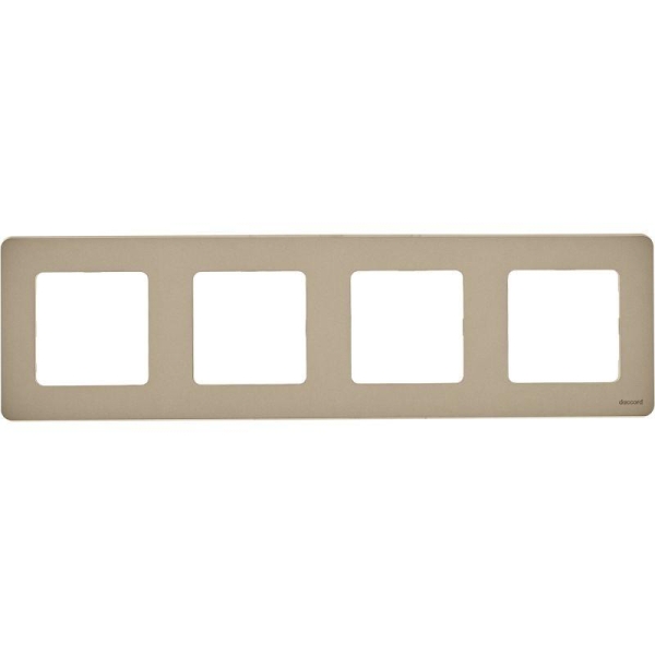 Рамка 4-м Inspiria шампань IEK 673968