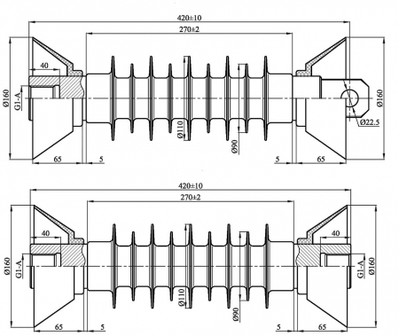 ФСПКр на напряжение 25 кВ и нагрузку 70 и 120 кН - П
