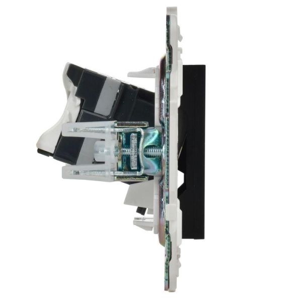 Розетка компьютерная RJ45 кат.5E SKANDY SK-K01Bl черн. IEK SK-K10-1-K02