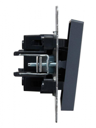 Выключатель проходной 1-кл. СП BRITE ВС10-1-6-БрМ 10А механизм маренго IEK BR-V12-0-10-K35