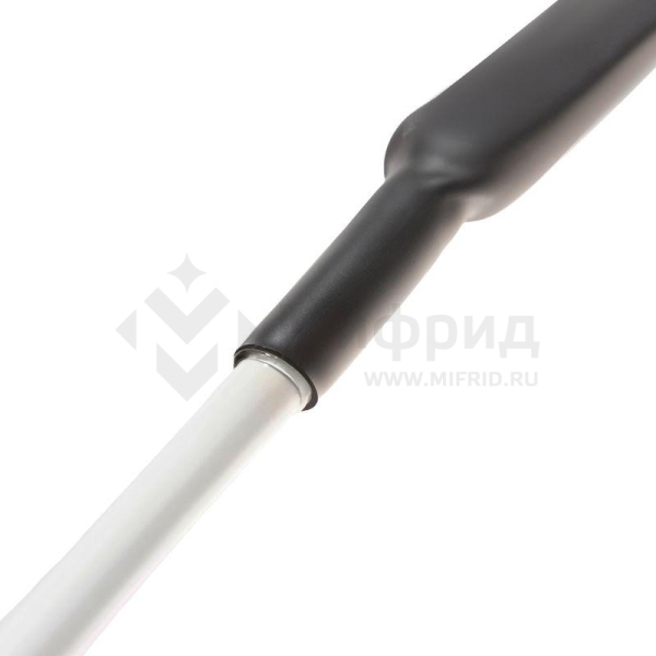 Трубка термоусадочная двустенная клеевая 18/6 (3:1) черн. 1м Rexant 21-9008