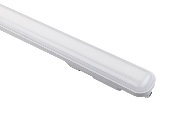 Светильник светодиодный ДСП WP 02 C 36W OP 865 L1200 1200х70х72мм 36Вт 6500К IP65 пылевлагозащ. бел. Русский Свет 15070223085