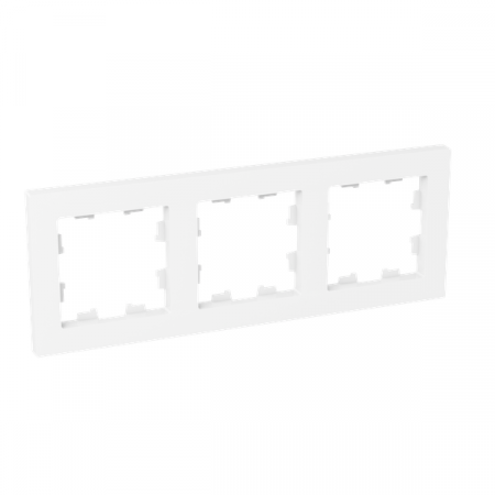 Рамка 3-м Эпика пластик бел. EKF UP1-FPW-03