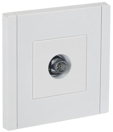 Розетка TV оконечная FORTE&PIANO FP228 бел. IEK FP-A10-O-K01