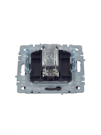 Розетка телевизионная оконечная TV СП Brite РТВ11-0-БрТБ механизм бронза IEK BR-A10-O-K45