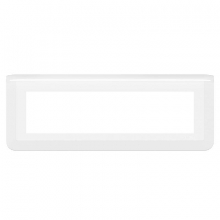 Рамка 8мод. Mosaic бел. Leg 078818L