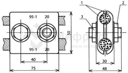 Зажим соединительный КС-055
