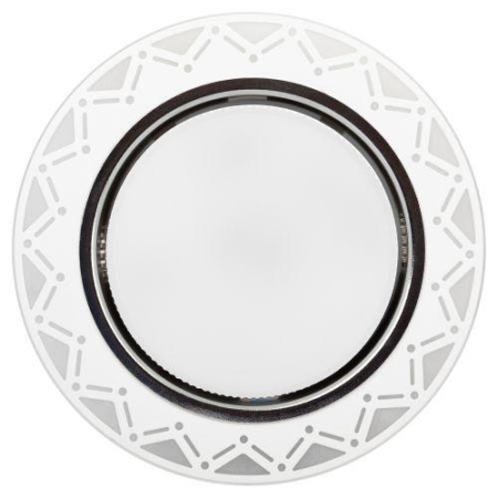 Светильник светодиодный точечный DK LD27 WH/WH GX53 декор со светодиод. подсветкой бел./бел. ЭРА Б0037388