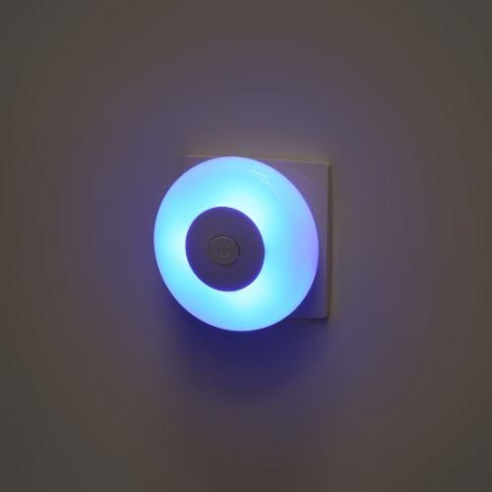 Светильник светодиодный NN-632-SW-W ночник в розетку с выкл. бел. Эра Б0057215