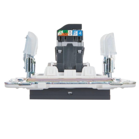 Розетка компьютерная RJ45 кат.5E SKANDY SK-K01T титан IEK SK-K10-1-K48