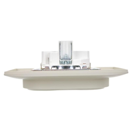 Розетка 2-м SKANDY 16А с заземл. без защ. шторок в сборе SK-R08B беж. IEK SK-R21-16-K10-F