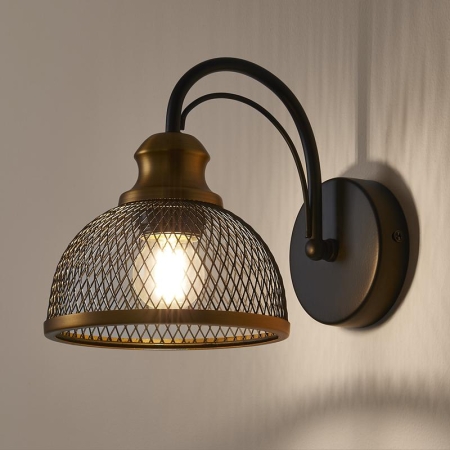 Светильник Caz 1х60Вт E27 IP20 бра настен. Freya FR5527WL-01BBZ