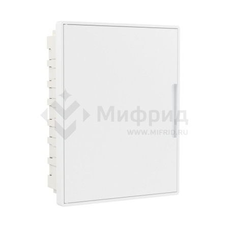Щиток встраиваемый Фрейм (FRAME) 24мод. с бел. дверцей с 4 шинами PEN (2шт на 8 отверст. и 2шт на 6 отверст.) бел. DKC F24B1WW
