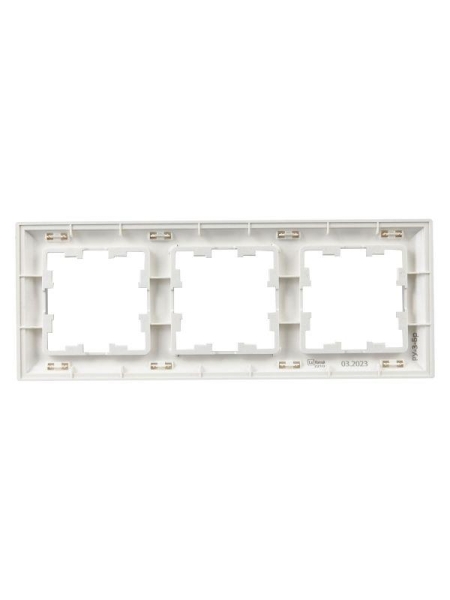 Рамка 3-м BRITE РУ-3-Бр алюм./алюм. IEK BR-M32-12-K47