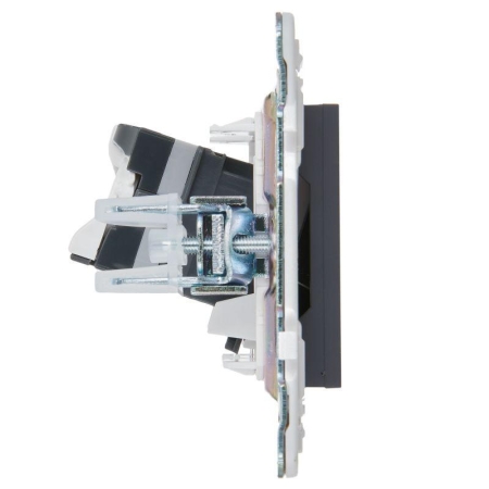 Розетка компьютерная RJ45 кат.5E SKANDY SK-K01T титан IEK SK-K10-1-K48