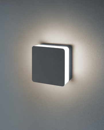 Светильник светодиодный 80 560 NOF-D-W-003-01 7Вт 3000К IP54 240лм для наружной подсветки квадрат черн. Navigator 80560