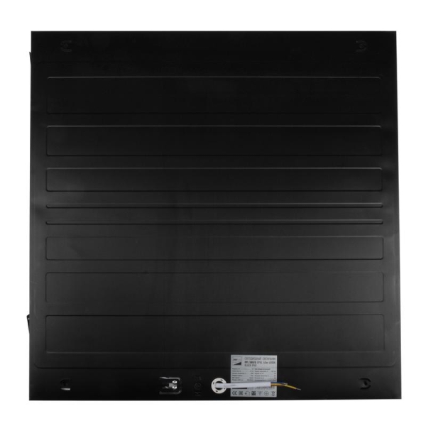 Светильник светодиодный ДВО PPL 588/G OPAL 40Вт 6500К IP40 588х588х25мм BLACK Грильято Pro JazzWay 5062047