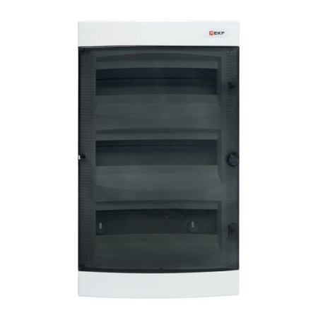 Щит распределительный навесной Unix 3х12мод. IP41 прозр. дверь PROxima EKF ux-3x12-n