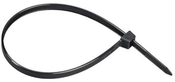 Хомут 7.6х300мм P6.6 стандартный черн. (уп.100шт) IEK UHH30-D076-300-100-K02