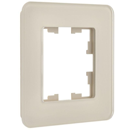 Рамка 1-м BRITE РУ-1-2-Бр стекло песчан. RE IEK BR-M12-G-41-K98