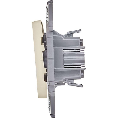 Выключатель 2-кл. Inspiria 10А IP20 250В 10AX механизм сл. кость IEK 673621