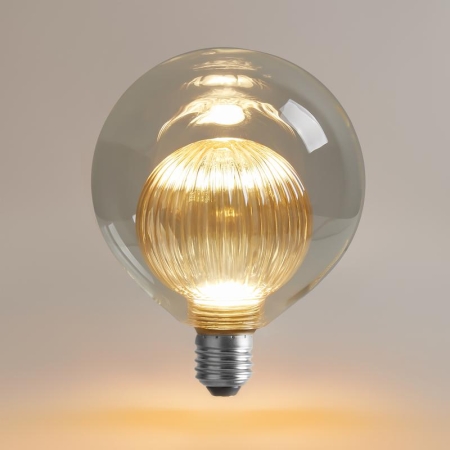 Лампа светодиодная филаментная Loft 271 G125G8027 4Вт 3000К E27 Voltega 8572