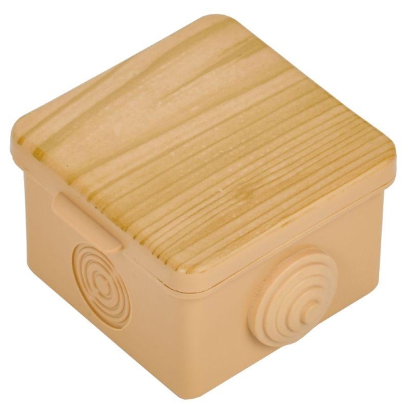 Коробка распаячная ОП КМ 65х65х50 IP54 откид. крышка 4 ввода сосна IEK UKO31-065-065-050-K34-54