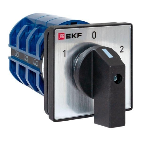 Переключатель кулачковый ПК-1-43 3п 63А "1-0-2" IP65 EKF pk-1-43-63-65