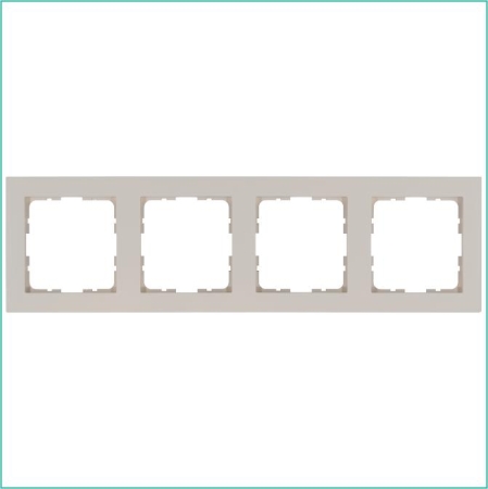 Рамка 4-м G-Classic тауп Jasmart G1004T