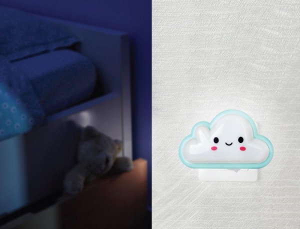 Светильник светодиодный NL-178 "Облако" 220В ночник с выкл. бел. Camelion 12534