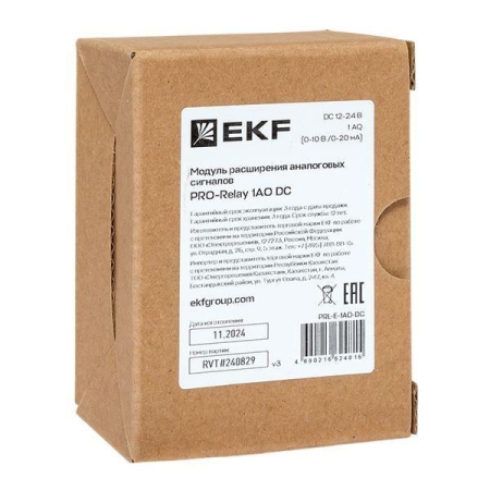 Модуль расширения аналоговых сигналов PRO-Relay 1AO DC EKF PRL-E-1AO-DC