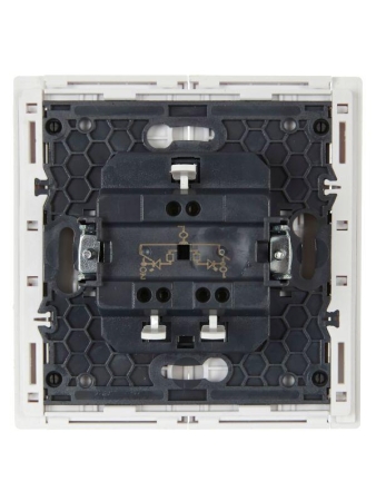 Выключатель 2-кл. СП FORTE&PIANO 10А FP206 с индикацией бел. IEK FP-V20-1-10-1-K01