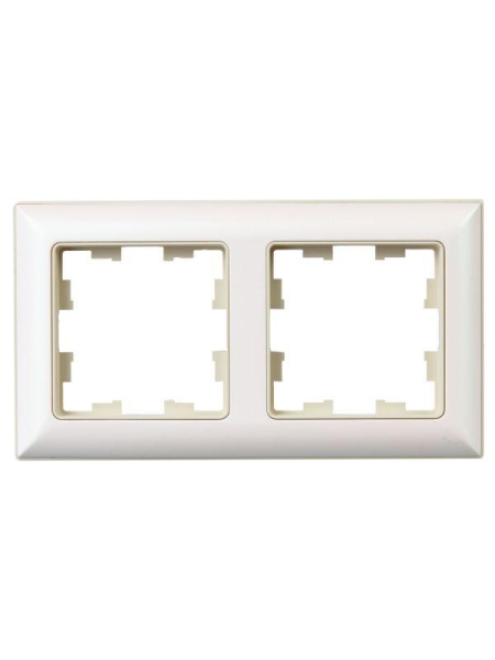 Рамка 2-м BRITE РУ-2-Бр беж./жемчуж. IEK BR-M22-12-1-K10