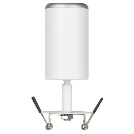 Светильник KL106 MR16 GU5.3 встраив. алюм. WH/SL бел./серебро матов. ЭРА Б0061634