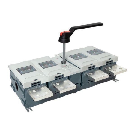 Рубильник-выключатель 4п 3150А с рукояткой управления для прямой установки PowerSwitch EKF psds-3150-4