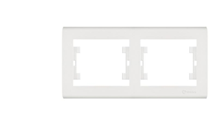 Рамка 2-м Manolya горизонт. бел. Makel 41001702