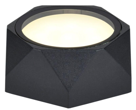 Светильник 5304 GX53 IP65 уличный потолочный черн. IEK LT-UPU0-5304-GX53-1-K02