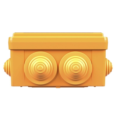 Коробка ответвительная FS 100х100х50мм IP56 6п 450В 6А 4кв.мм с кабельными вводами и клеммниками пластик. DKC FSB11604