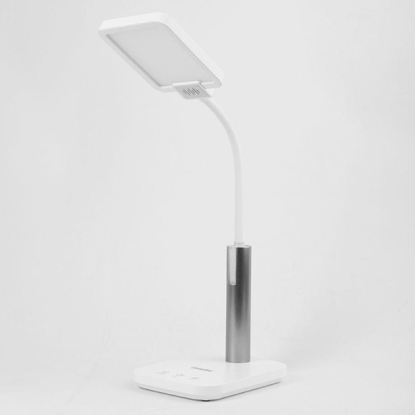 Светильник светодиодный настольный KD-834 C01 белый 10Вт 620лм рег. ярк и цвет. темп Camelion 15566