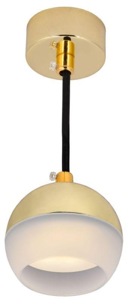 Светильник 4012 подвесной под лампу GX53 золото IEK LT-UCB0-4012-GX53-1-K22