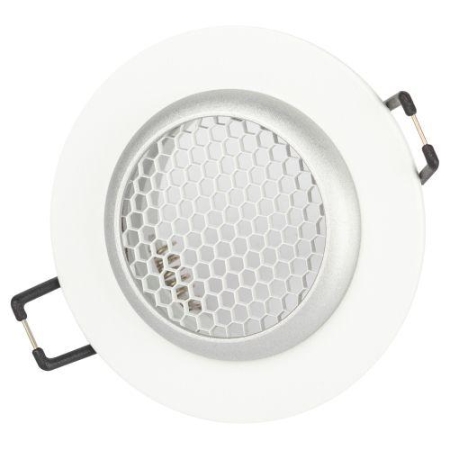 Светильник KL109 MR16 GU5.3 встраив. алюм. WH/SL бел./серебро матов. ЭРА Б0061829