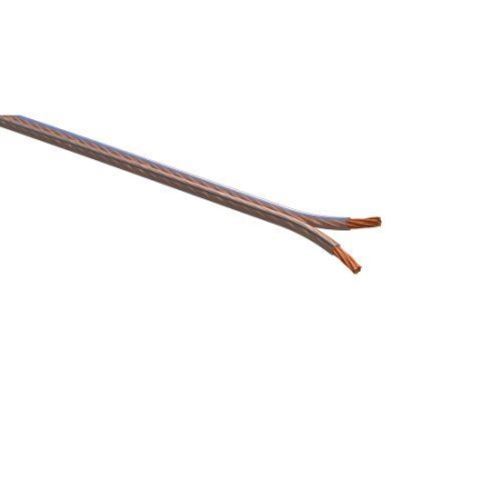 Кабель акустический 2х0.50 прозр. (уп.100м) ЭРА Б0048271