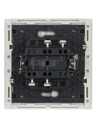Выключатель перекрестный 1-кл. СП FORTE&PIANO 10А FP212 бел. IEK FP-V13-0-10-1-K01