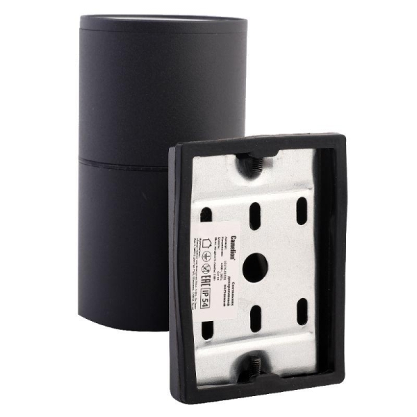 Светильник уличный фасадный металлический IP54 LGU10-02 C02 черн. Camelion 15387