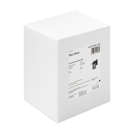 Светильник Cruz 1х40Вт E27 IP44 бра настен. Voltega VGL7215WL-01B1