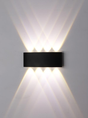 Светильник светодиодный архитектурный PWL-80210 8Вт 4000К BL IP54 фасадный черн. JazzWay 5039872