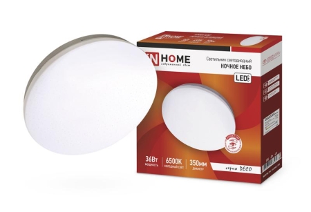 Светильник светодиодный DECO НОЧНОЕ НЕБО 36Вт 6500К 2340лм 230В 350х55мм IN HOME 4690612033570