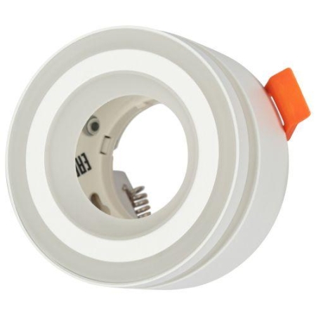 Светильник DK113 WH под лампу GX53 (до 15Вт) D83хH65мм IP20 бел. Эра Б0059787