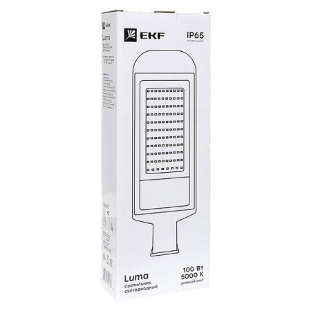 Светильник светодиодный ДКУ-8003-Д 100Вт 5000К IP65 консольный PROxima EKF SLL-8003-100-5000