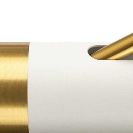 Светильник подвесной (подвес) PL33 WH/GD MR16 GU10 потолочный цилиндр бел. золото Эра Б0061381